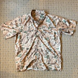 Heybo Camouflage Men's Button Down Shirt-NWOT